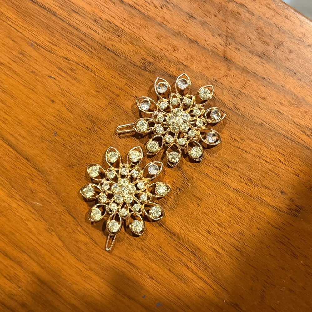Gold Hair Clips!